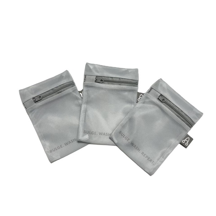 Compact 12×18 cm Custom-Logo Fine-Mesh Bag